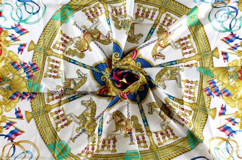 hermes luna park|HERMÈS scarf “Luna Park” by Joachim Metz – Vintage Carwen.